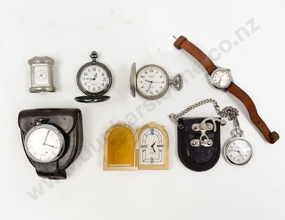 Box of Assorted Including Pocket Watches etc Image 1++