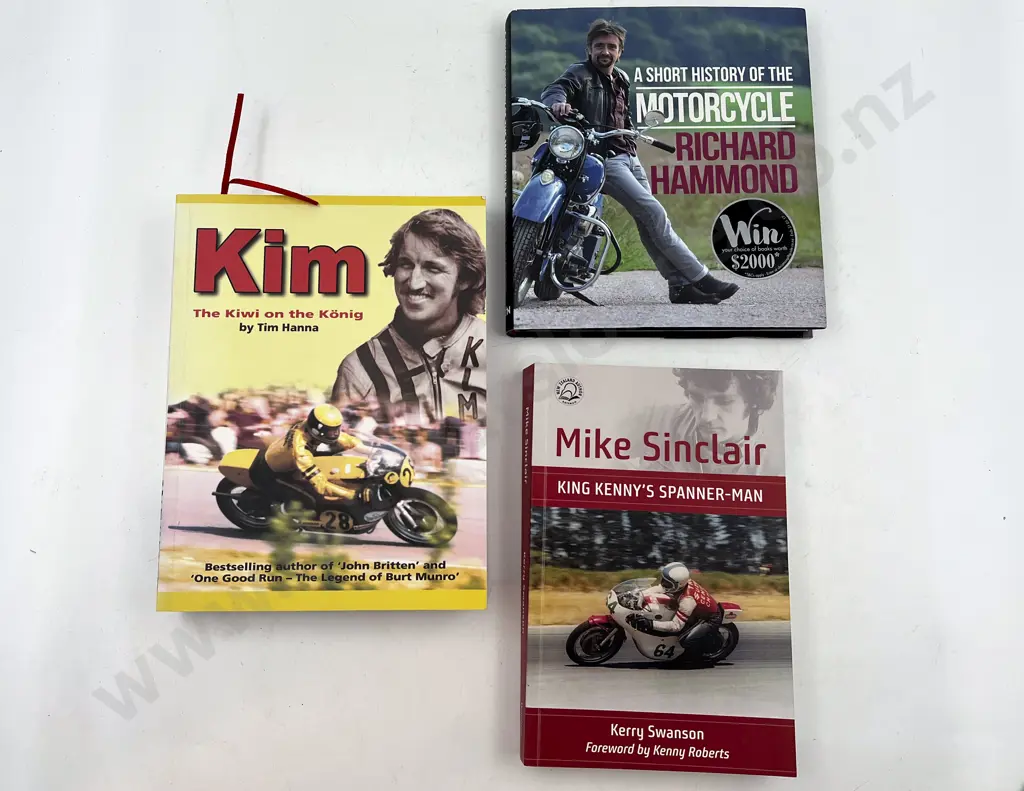 Three Assorted Motorcycle Reference Volumes Image 1++
