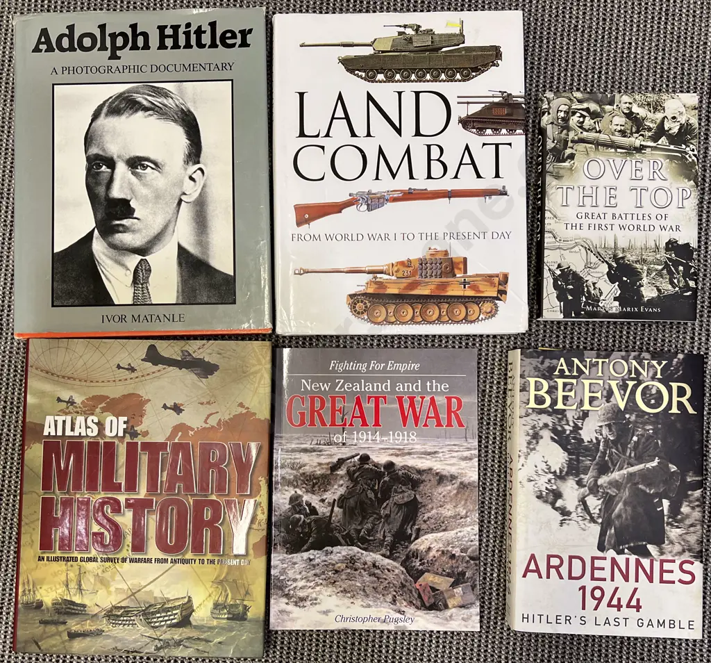 Six Assorted War Reference Volumes Image 1++