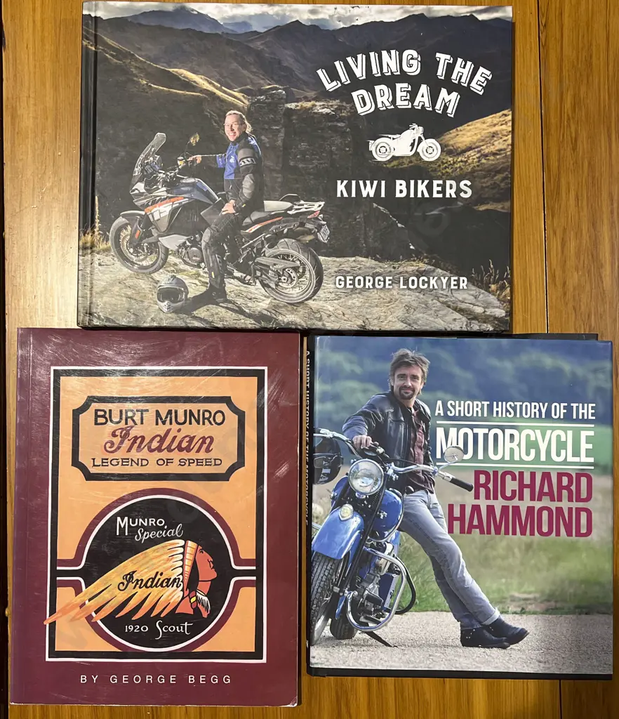 Three Assorted Motorcycle Reference Volumes Image 1++