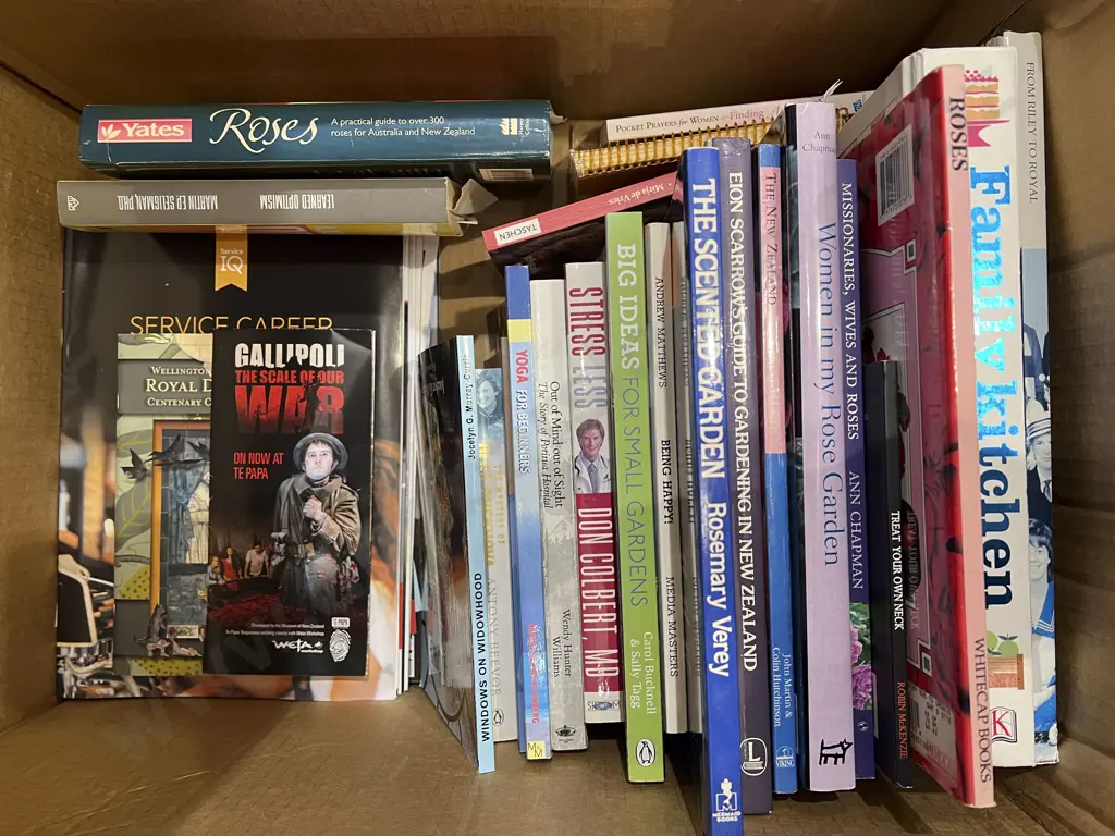 Box of Assorted Books Image 1++
