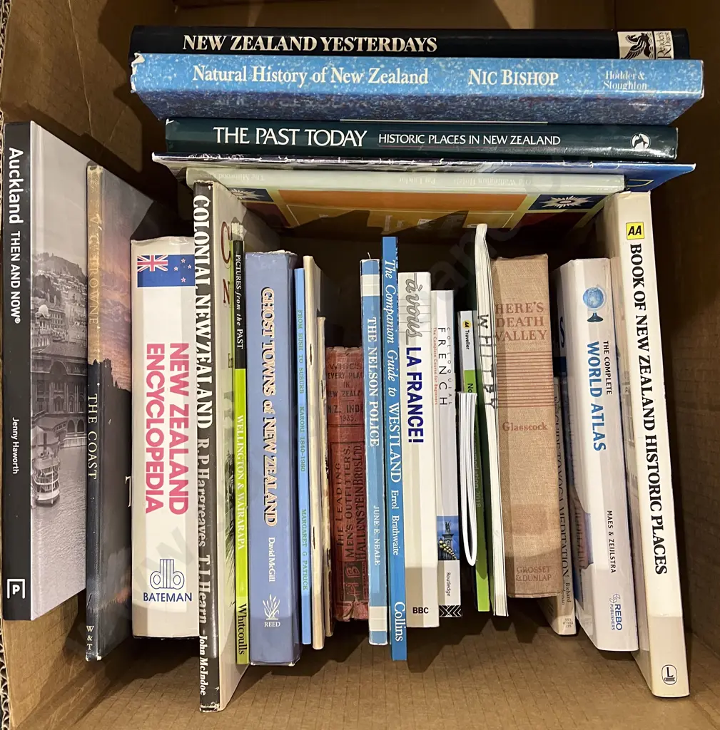 Box of Assorted Books Image 1++