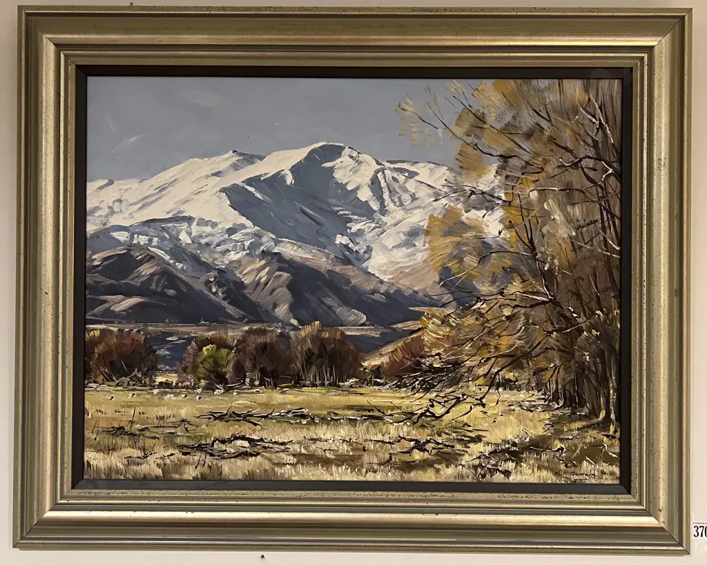 M.F Sopper - Crown Peak - Oil on Board Image 1++
