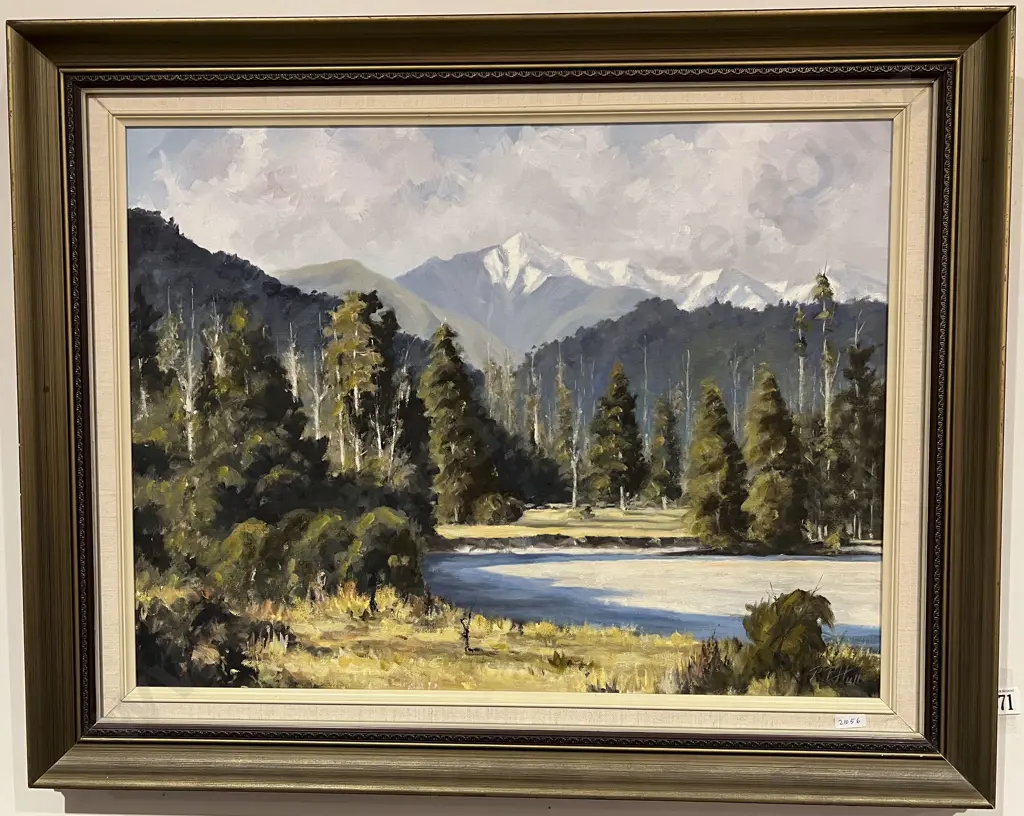 Two Oil on Board Works by R.P. Hull Image 1++