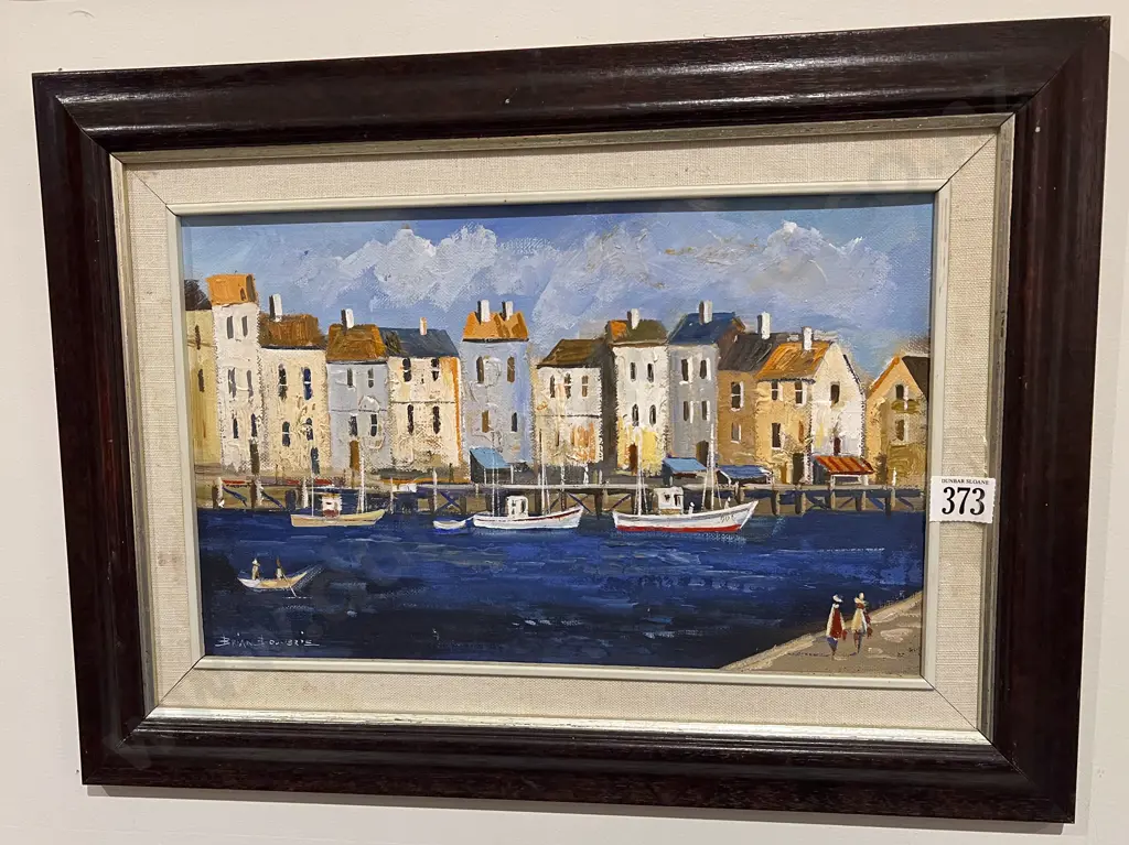 Brian Bouverie - Saint Micheal France - Oil on Board Image 1++