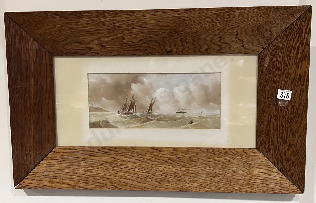 A. Montague - Coastal Scene - W/C Image 1++