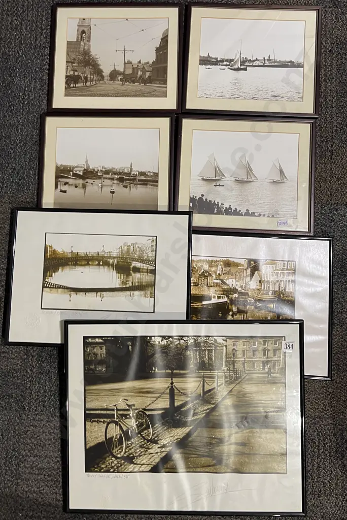 Seven Assorted Framed Photography Works Image 1++