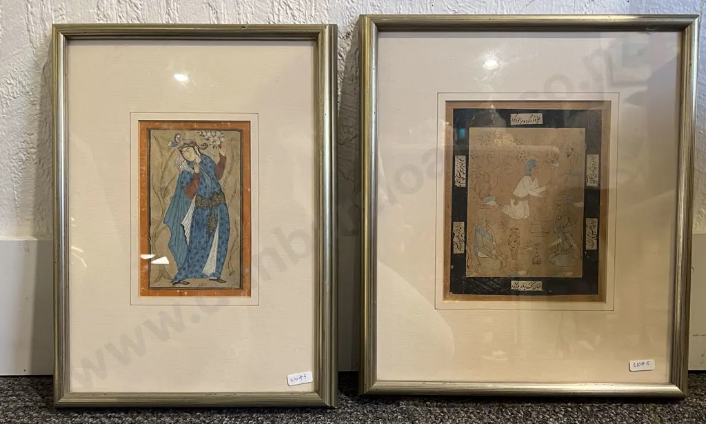 Two Mogul Works on Paper Image 1++