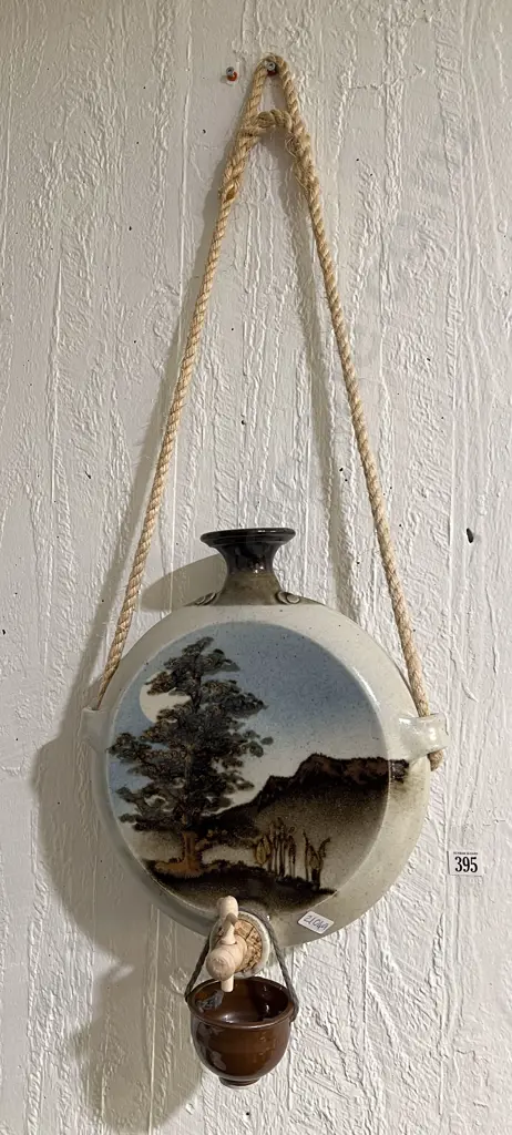Pottery Wall Hanging Flagon Image 1++