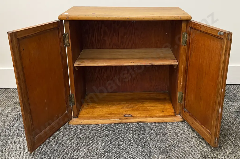 Small Kauri Two Door Cabinet Image 1++