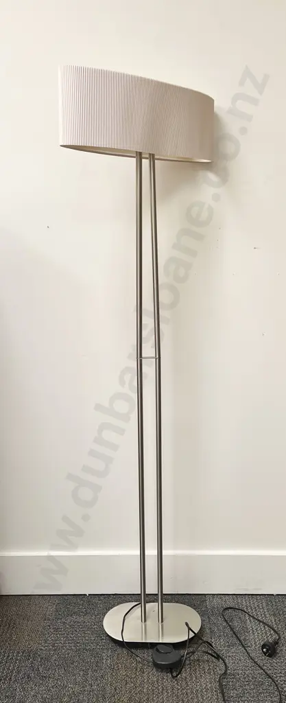 Modern Chrome Standard Lamp Image 1++