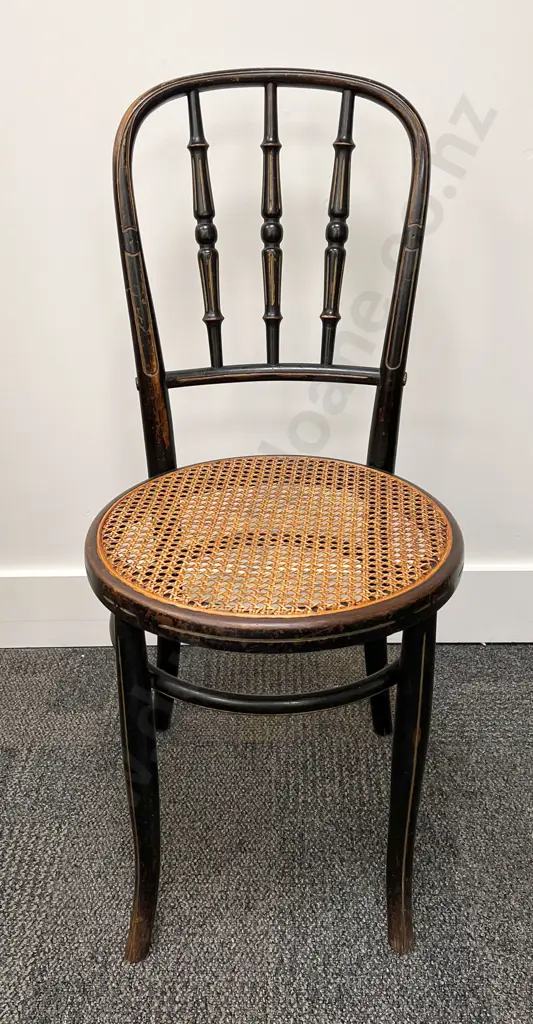 Victorian Ebonised Wycombe Seated Single Chair Image 1++