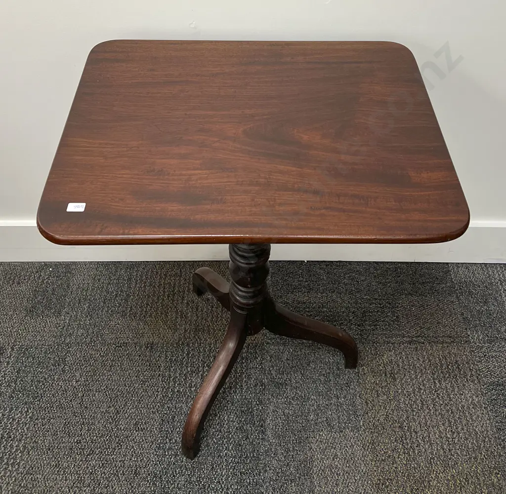 Mahogany Regency Period Wine Table with Restored Surface Image 1++