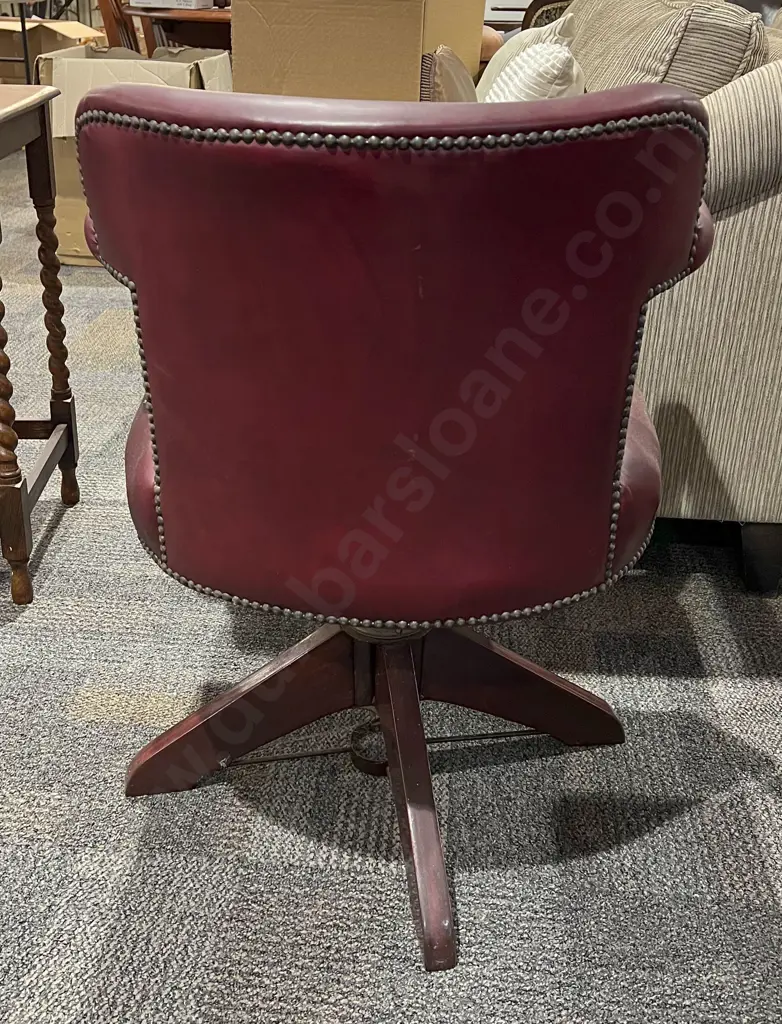 Leather Tub Chair Image 1++