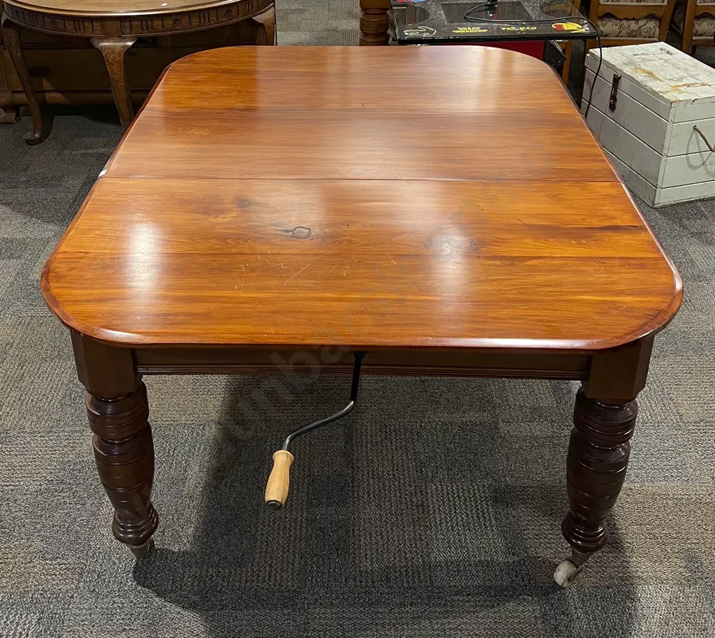 Colonial Kauri Extension Dining Table With 2 Extra Leaves Image 1++