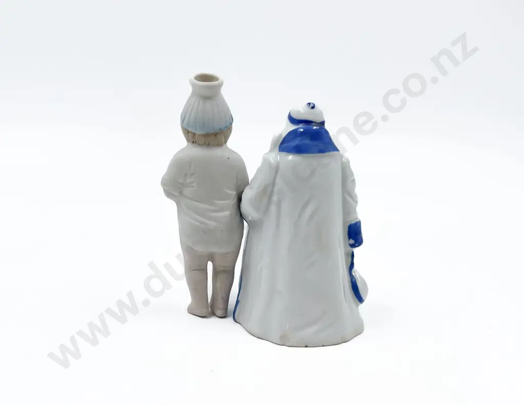 Victorian Bisque 'Pissing' Doll and Novelty Candle Snuffer Image 1++