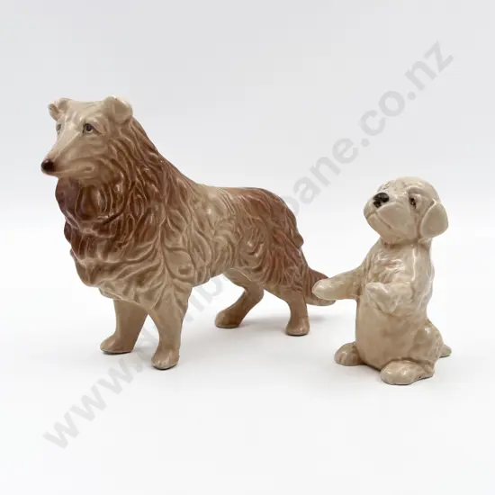 Two Sylvac Dogs