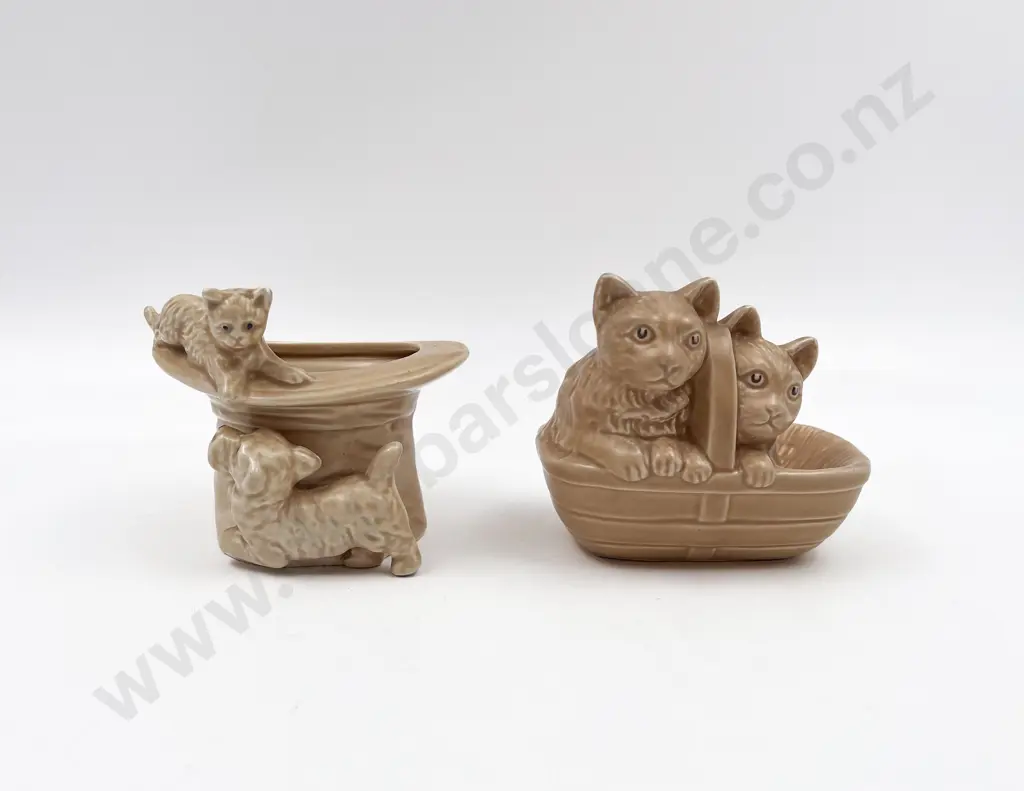 Sylvac Kittens in a Basket Image 1++