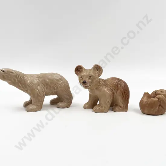 Sylvac Polar Bear and Two Bear Cubs