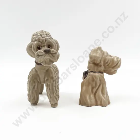 Sylvac Poodle and Puppy
