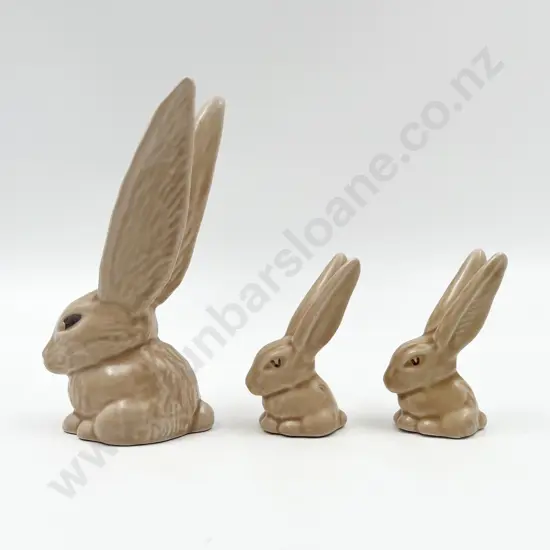 Sylvac Hare and Two Small