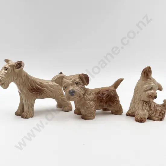 Three Sylvac Puppies