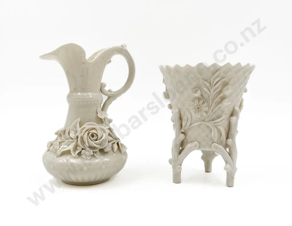 Two Belleek Vases Image 1++