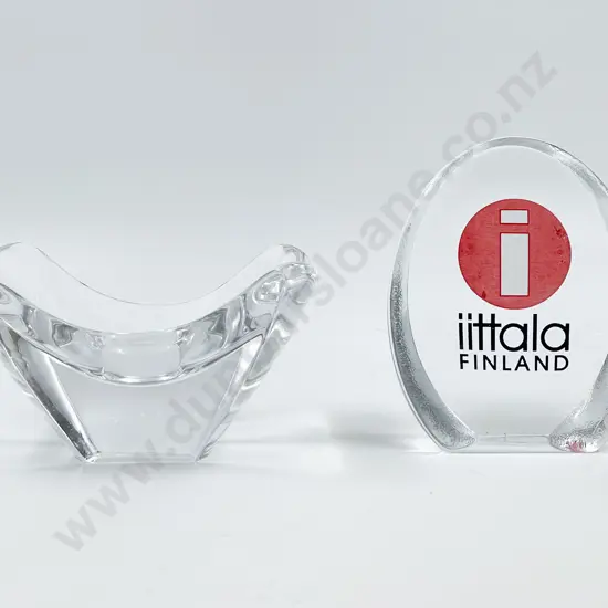iittala Finland Glass Plaque and Other