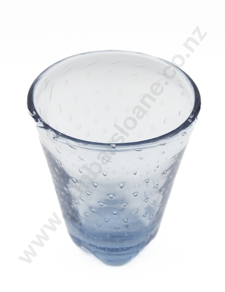 Whitefriars Sapphire Blue Bubble Vase By William Wilson Image 1++