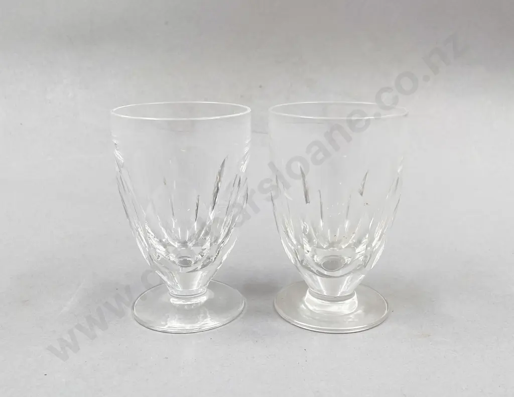 Twelve Irish Waterford Sheila Pattern Water Tumblers Image 1++