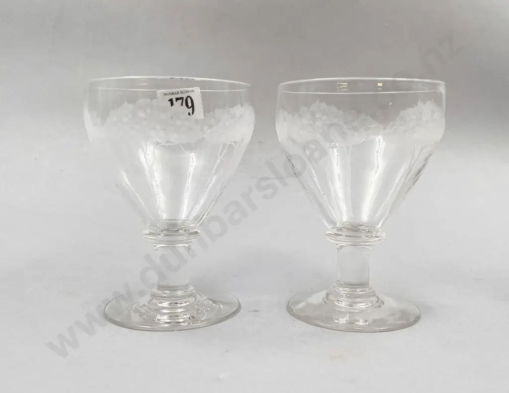 Five Unmarked Wine Goblets Image 1++