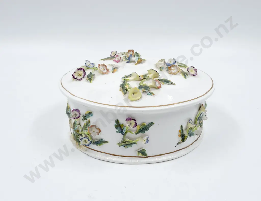 Early C.20th Delft Plate and Box Image 1++