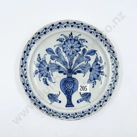 Early C.20th Delft Plate and Box