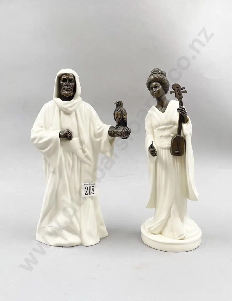 Two Minton Figures 'The Sheikh' & 'Geisha' Image 1++