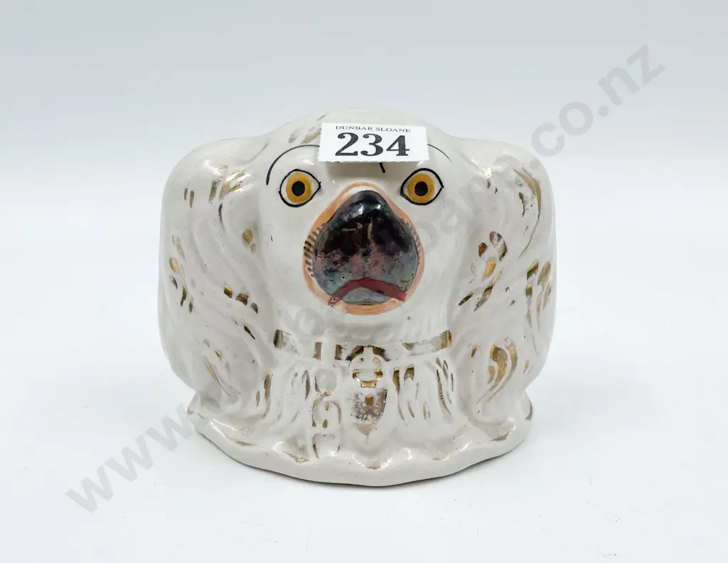 Vict Staffordshire Spaniel Money box Image 1++