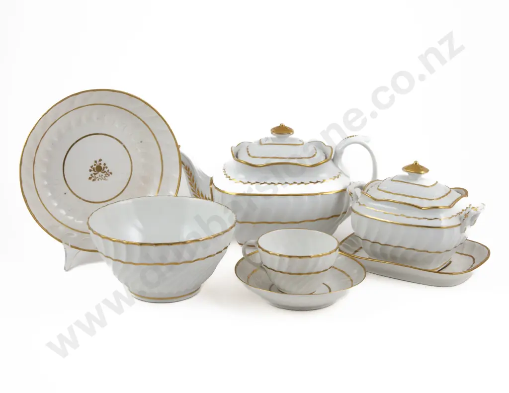 GeoIII 26pce English Porcelain Teaset Image 1++