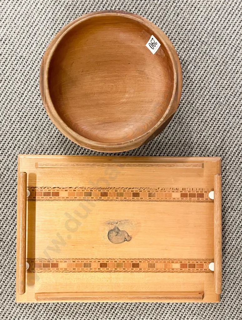 NZ Native Timber Sovereign Tray and Bowl Image 1++
