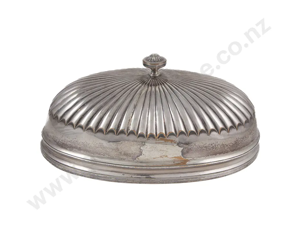 C19th Sheffield Plate Meat Dish Cover Image 1++