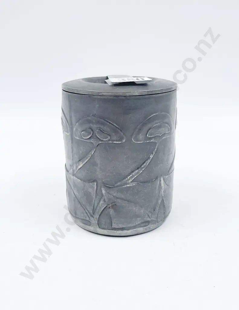 Tudric Pewter Tobacco Barrel #0193 Image 1++