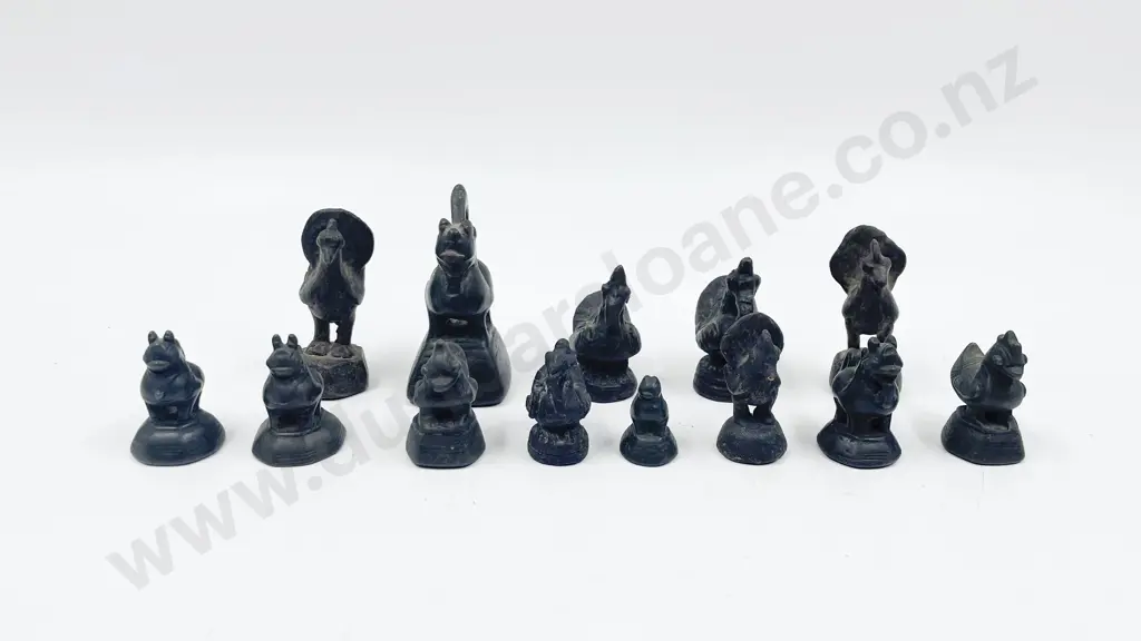 Quantity of Thai Bronze Animal Finial Weights Image 1++