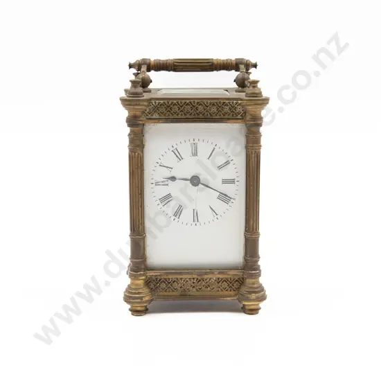 Small Vict brass Cased Carriage Clock