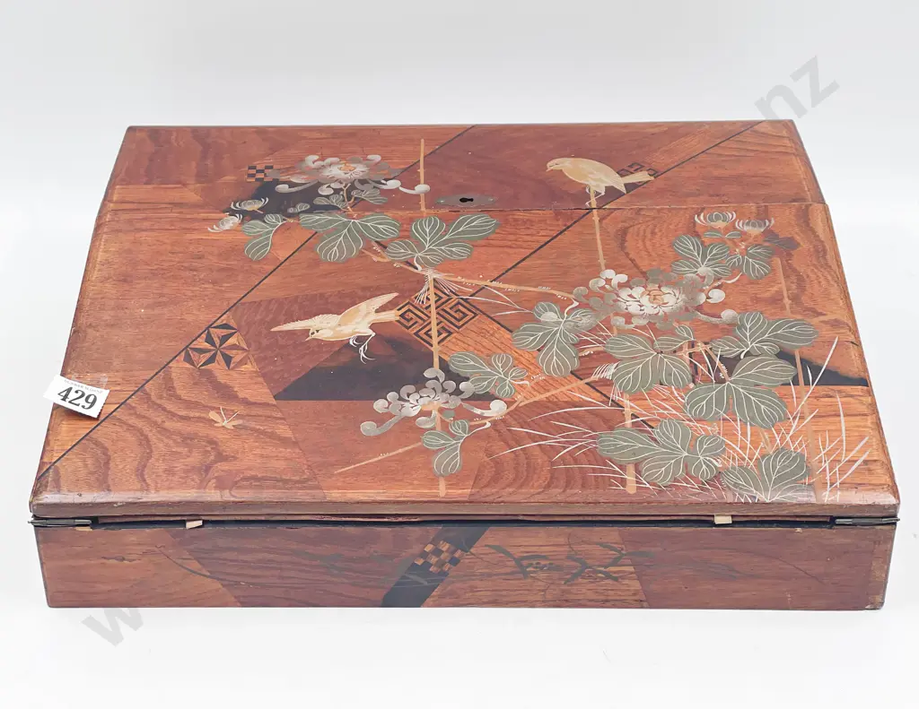 Japanese Late C20th Writing Slope Image 1++