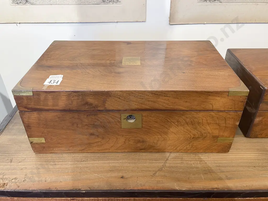 Vict Walnut Writing Box Image 1++