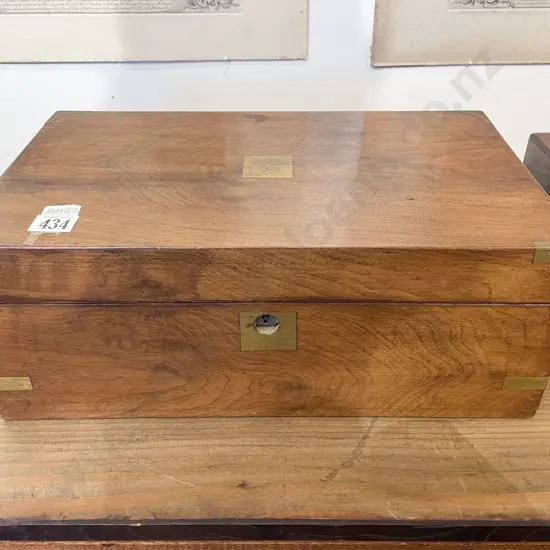 Vict Walnut Writing Box