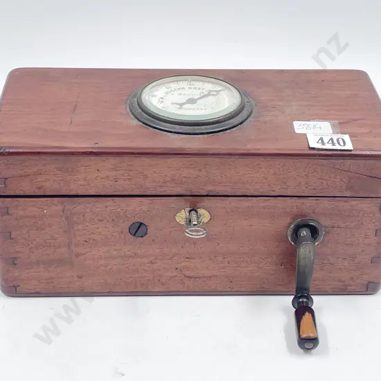 Vict Mahogany Cased Joseph Gray Magnetic Indicator