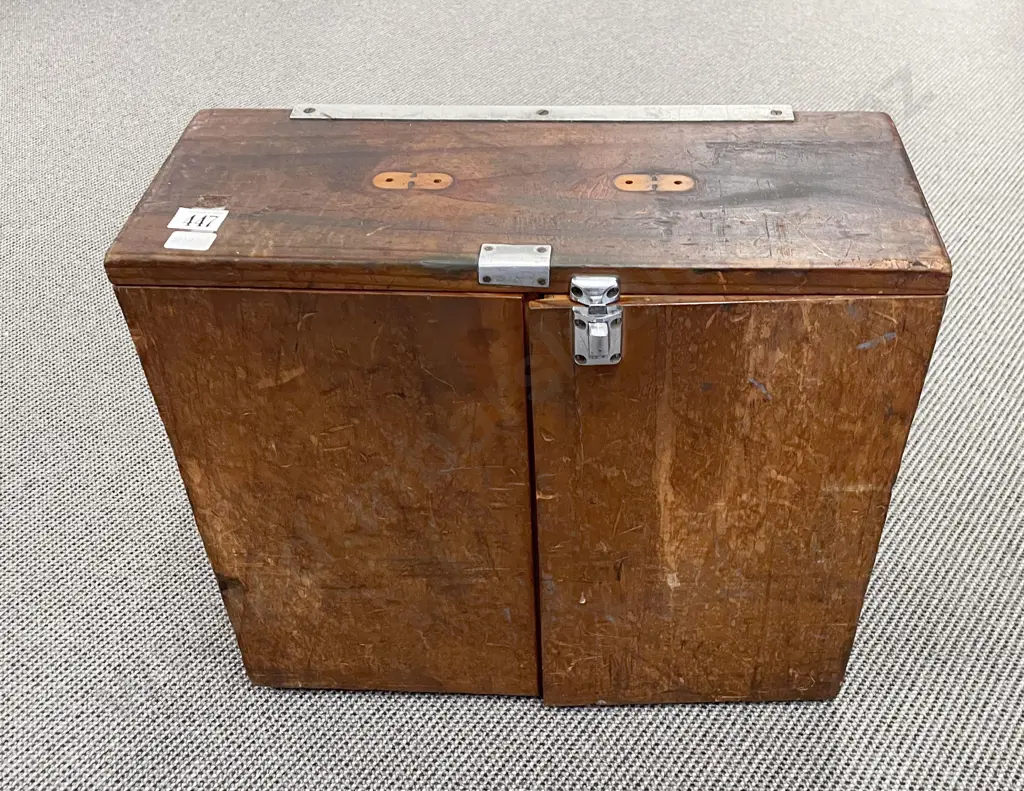 Pine Cased NZ Govt Dept Beam Balance Scales Image 1++