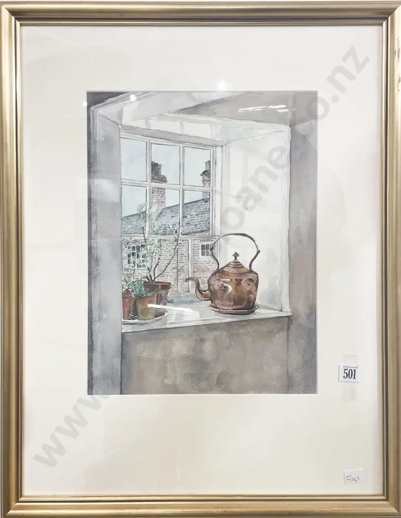 Unknown Artist - Tim and Sue's Window - Watercolour Image 1++