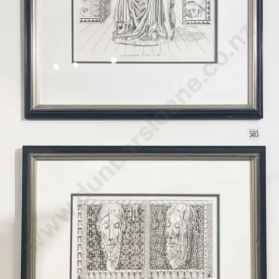 Two Religious Themed Prints