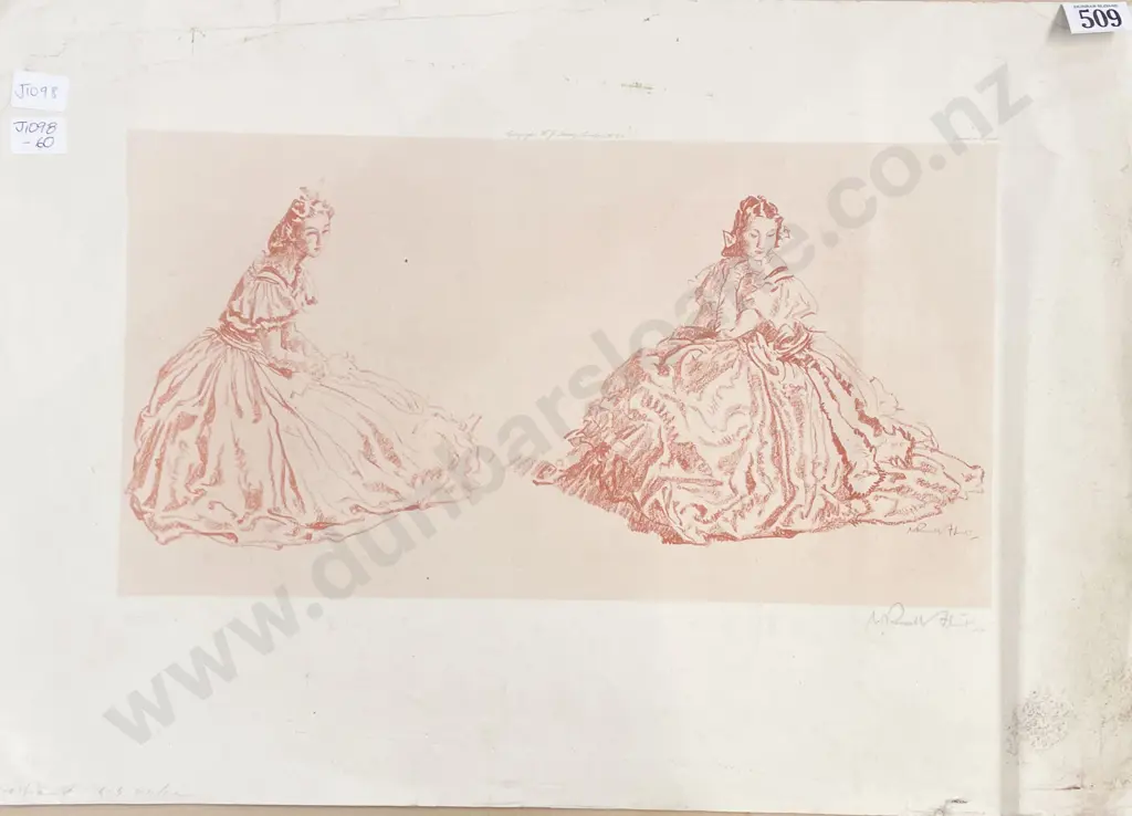 Russell Flint Signed Print Image 1++