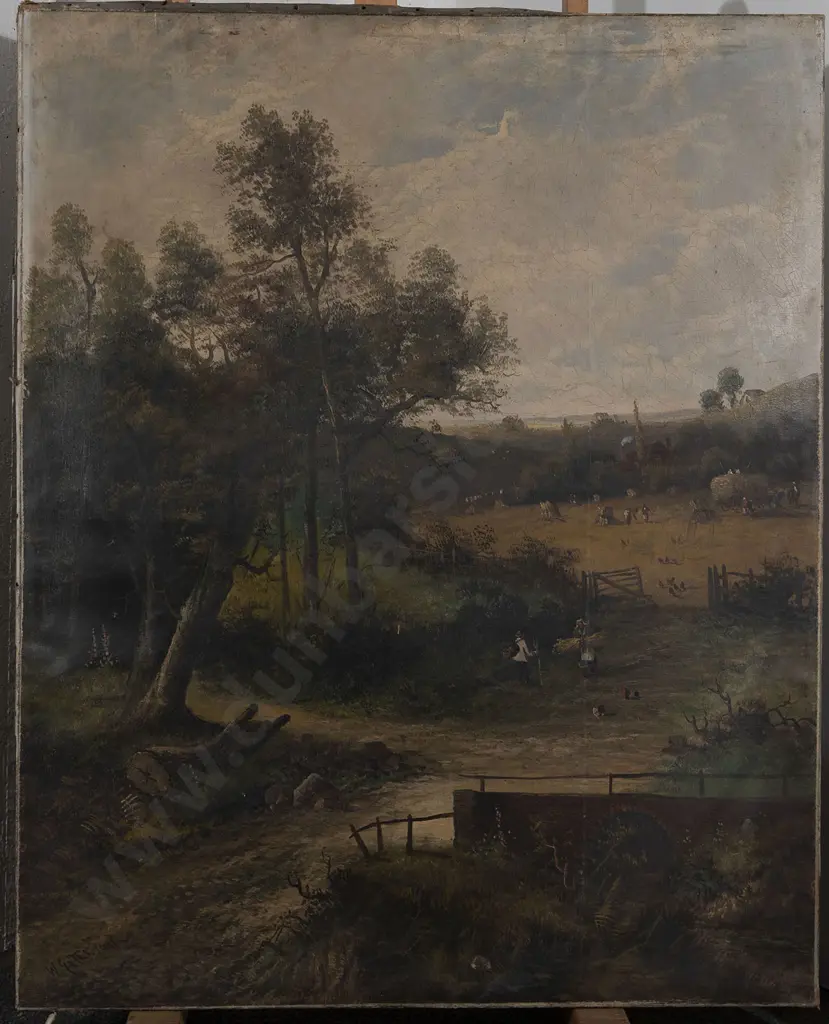 William Henry Yates (1845 - 1934) - English Countryside Scene Image 1++
